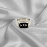 Gentlemen’s Initial Signet + Halo