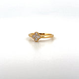 Ladies’ Petite Diamond Clover Ring