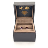 Ladies’ Alexandrite Stud Earrings (14kt White Gold)