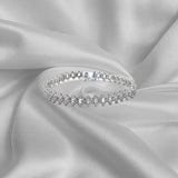 Ladies’ Triple Row Diamond Tennis Bracelet (White Gold)